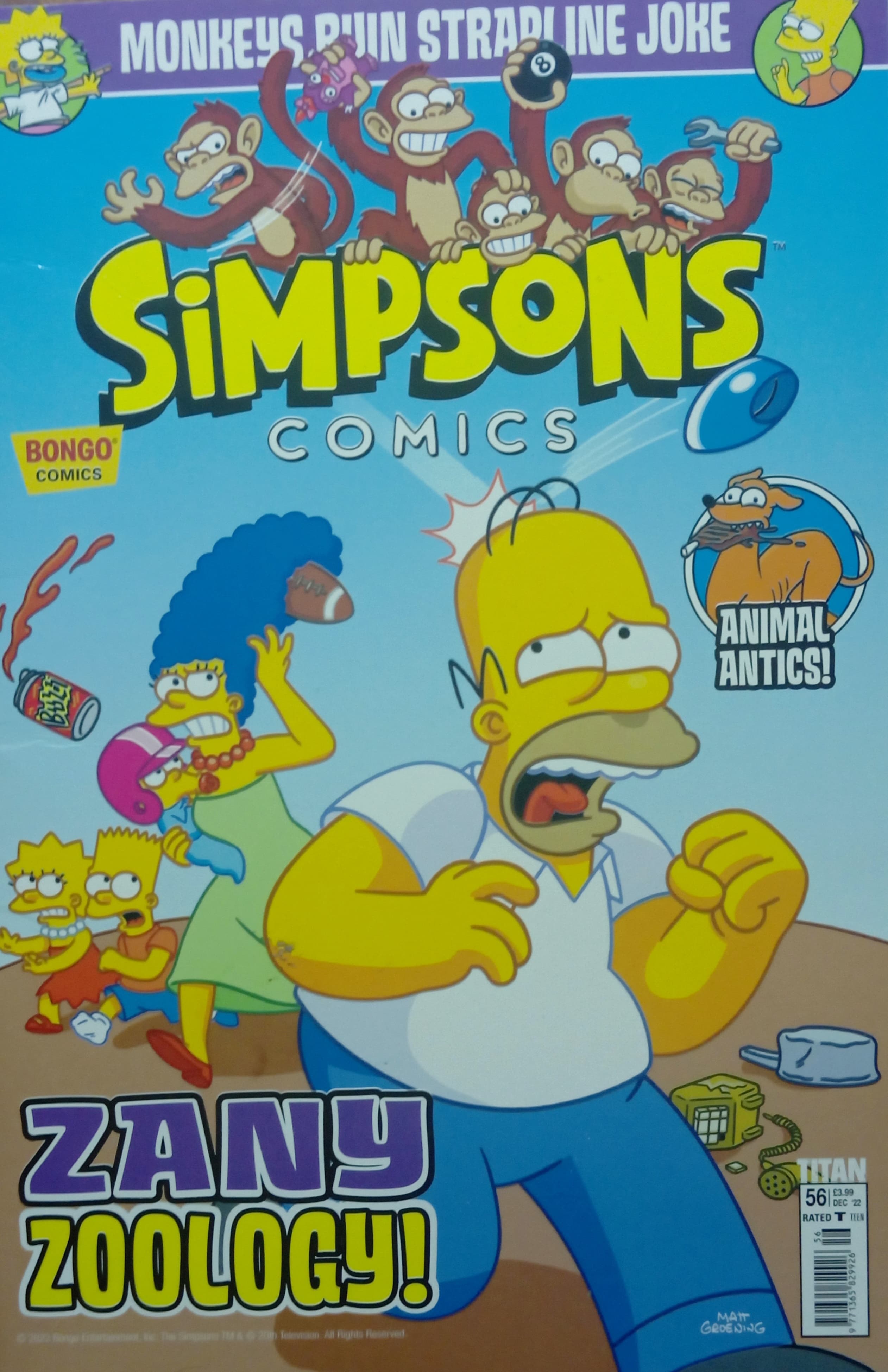 Simpsons Comics- Zany Zoology