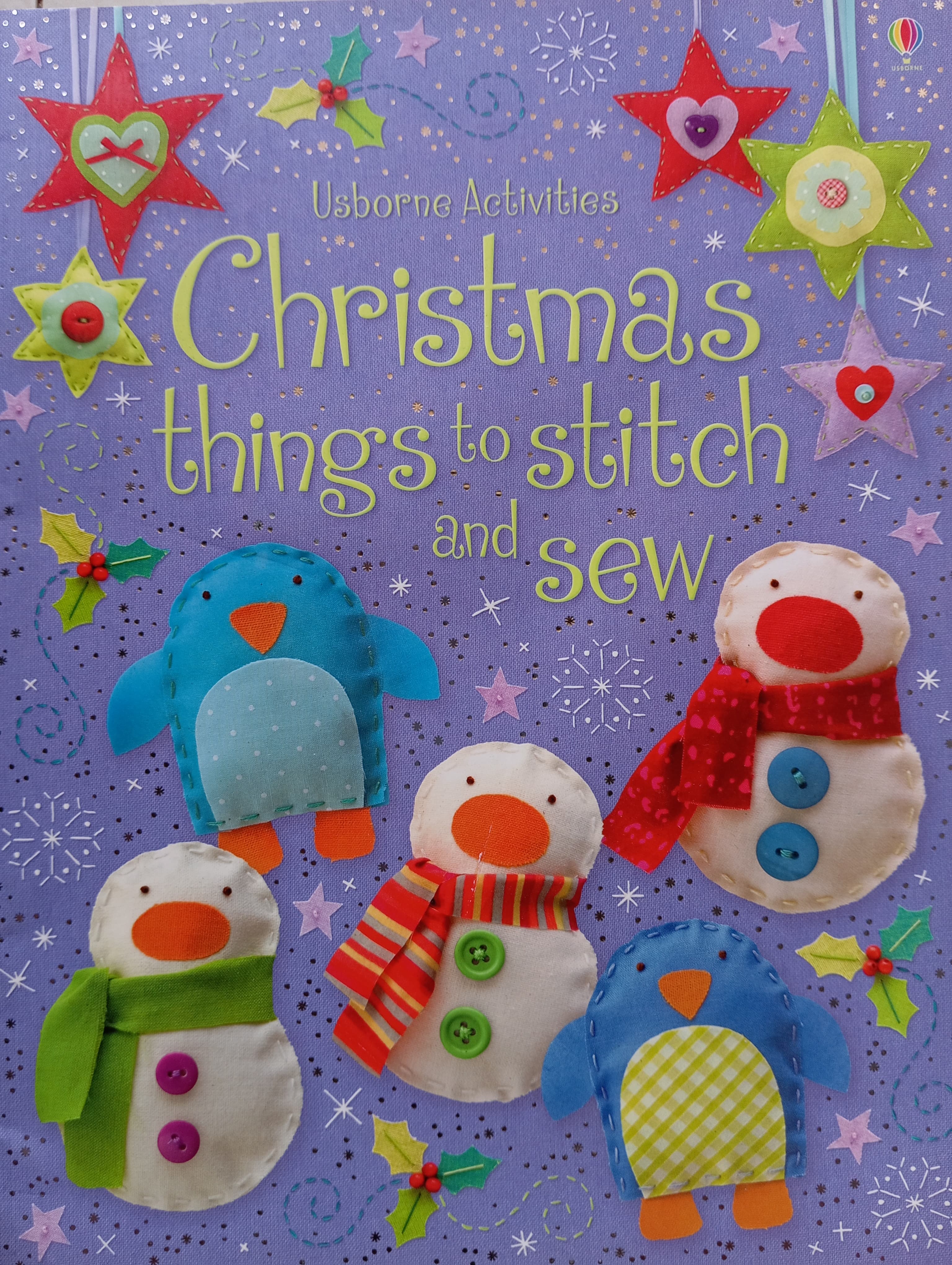 USBORNE ACTIVITIES CHRISTMAS THINGS TO STITCH AND SEW